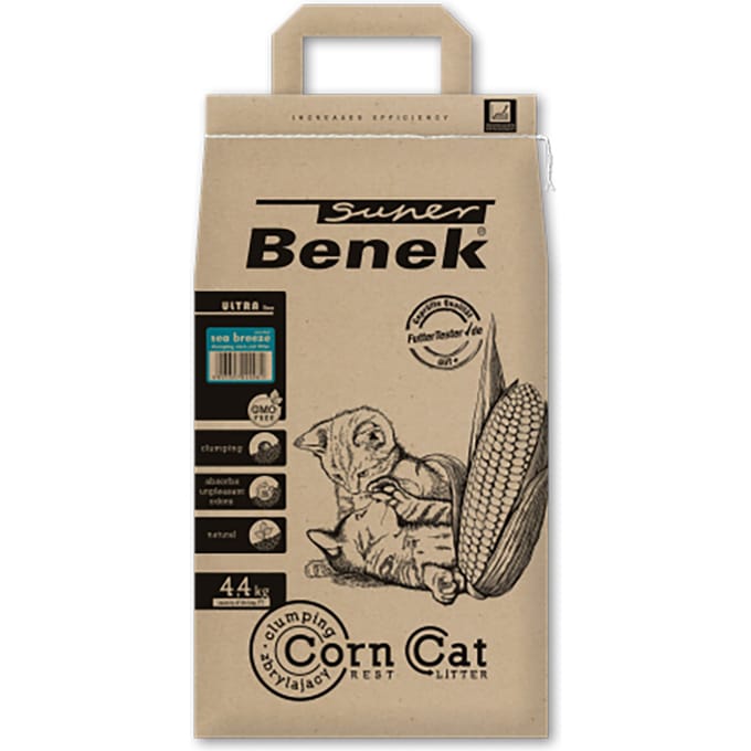 7l Super Benek Corn Cat Ultra Sea Breeze kattenbakvulling