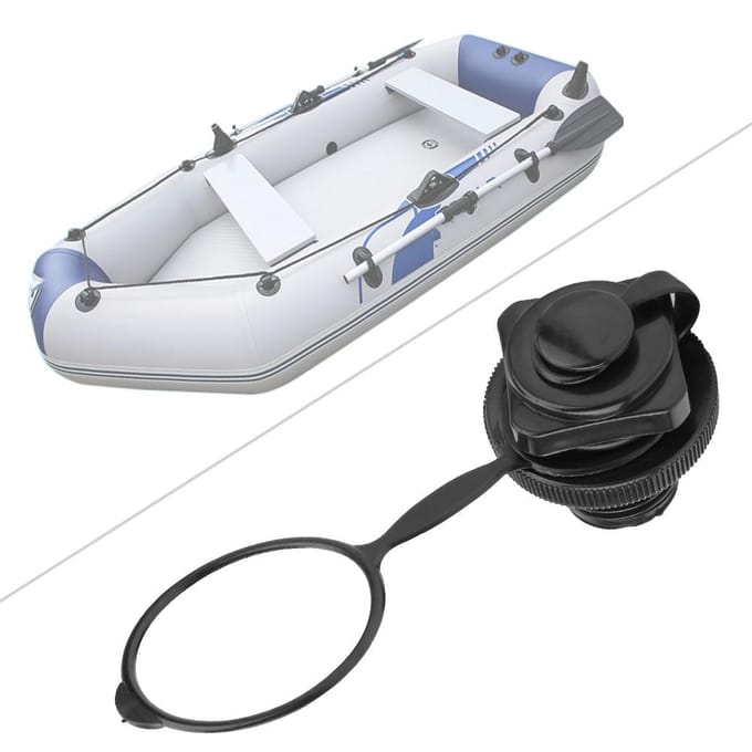 22mm Zwart Plastic Opblaasboot Vervangingsluchtventiel black