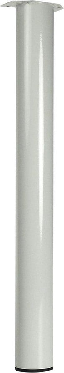 Wovar Tafelpoot Wit Rond Staal | 72 cm | Per Stuk | Tafelpoten wit
