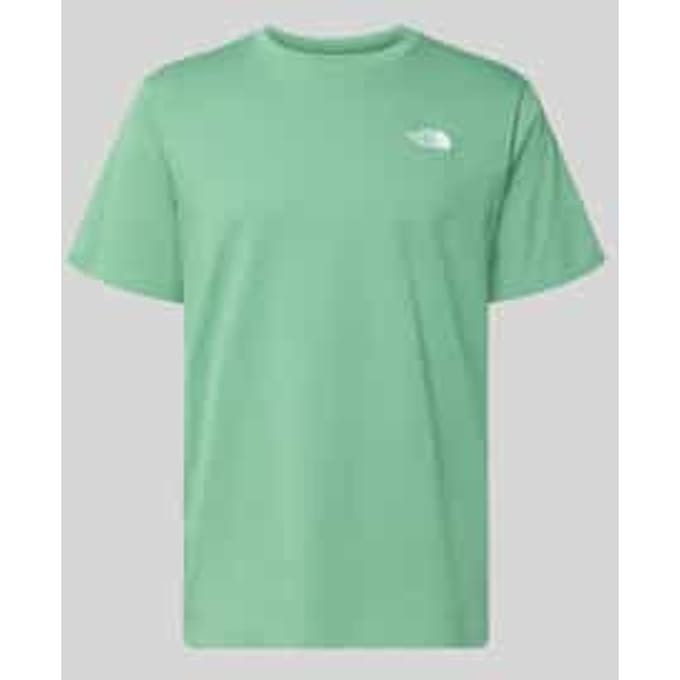 T-shirt met Labelstitching en Ronde hals