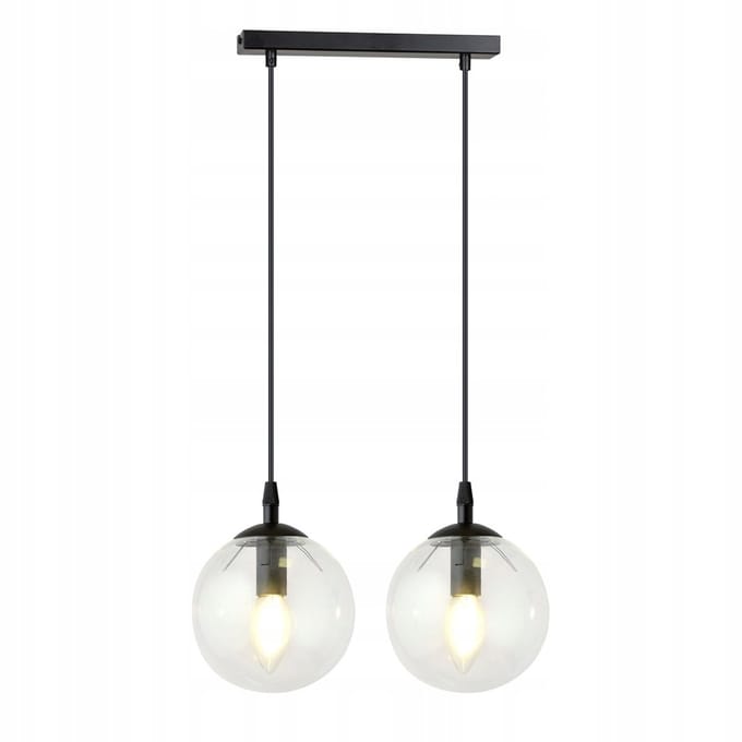 Emibig COSMO Hanglamp Zwart Glas E14 100cm Dimbaar
