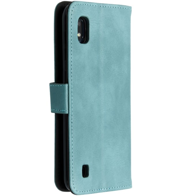 imoshion Hoesje - Geschikt voor Samsung Galaxy A10 - Luxe Bookcase - Lichtblauw