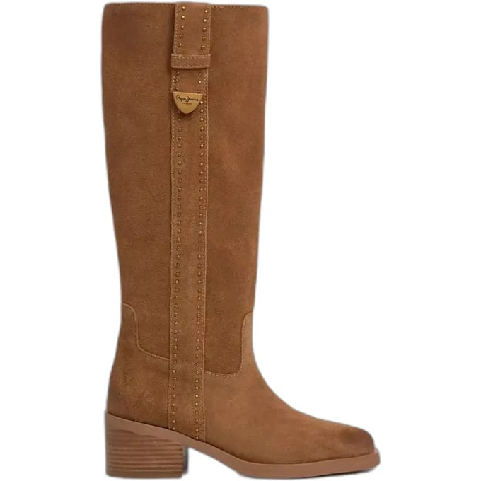 Pepe Jeans Sandy Studs Haklaarzen Bruin EU 38 Vrouw