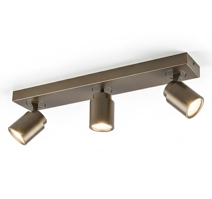 Freelight - Spot Razza 3 lichts L 54 cm GU10 brons goud
