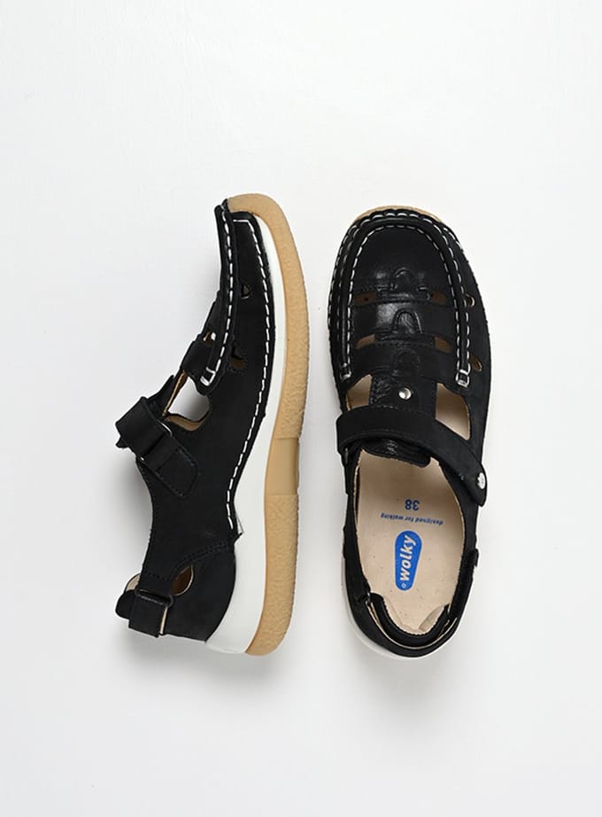 Wolky Dames Comfortschoenen 04528 Esperanza Zwart