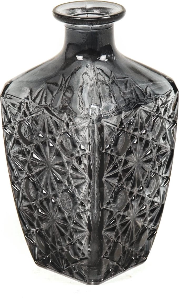 HV Glazen Karaf - Zwart - 9x19cm