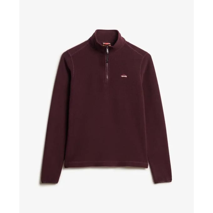 Superdry - Polarfleecetrui met halve rits - Dames - Truien