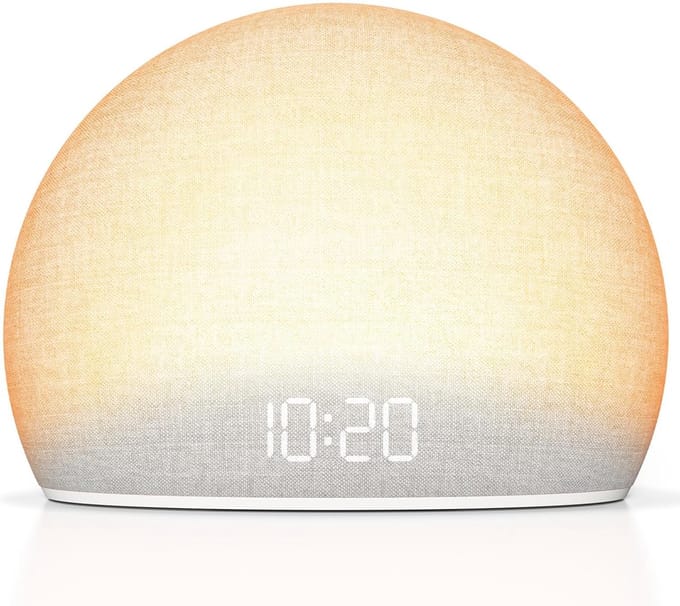 Licht Wekker Wake Up Light- Digitale Wekker met Lamp - Slaaphulp met USB Aansluiting - Slimdesign
