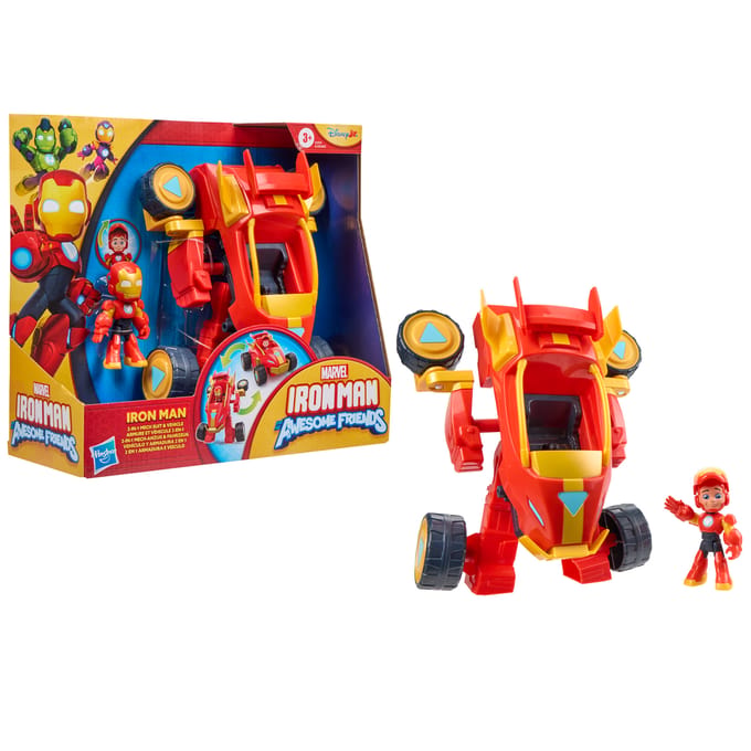 Avengers ironman & friends 2in1 mech assorti