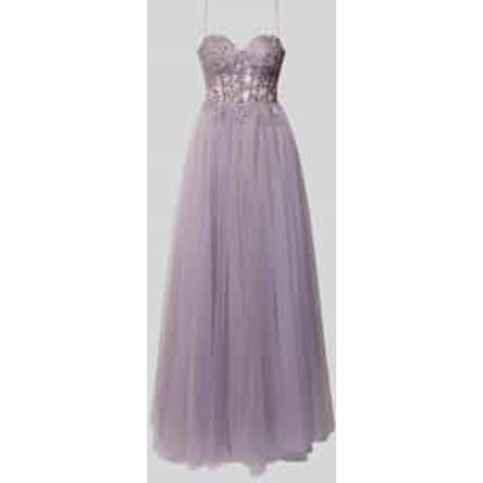 Avondjurk met glitter-mesh