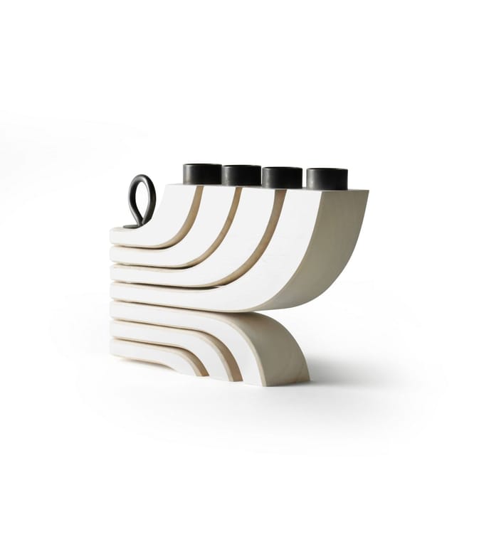 Design House Stockholm - Nordic Light kandelaar - 4-armig - wit