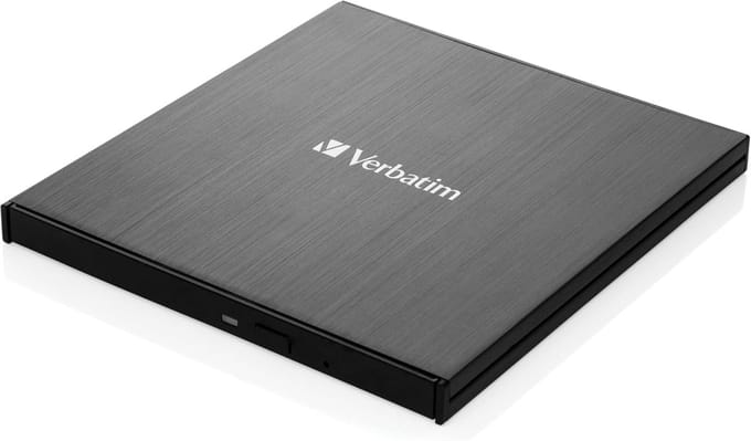 Externe Slimline Blu-ray Writer Ultra HD 4K - compacte brander voor het maken van grote back-ups