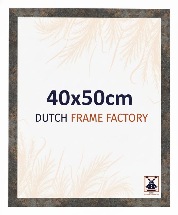 Fotolijst 40x50 cm - MDF - Geoxideerd Metaal - Benno