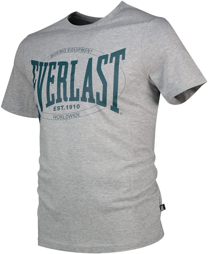 Everlast Jersey T-shirt Met Korte Mouwen Grijs M Man
