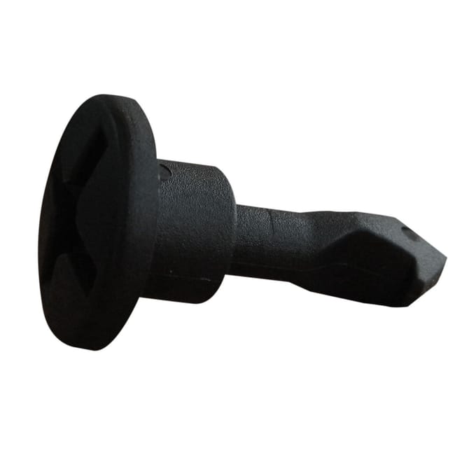 Lot de 10 clips d'insertion, type de retenue à vis, nylon noir pour VW
