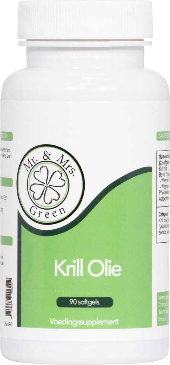 Krill olie, Omega 3 vetzuren (EPA en DHA)