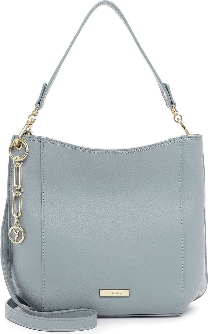 SURI FREY Schoudertas Ginny Shoulder Bag Lightblue Lichtblauw