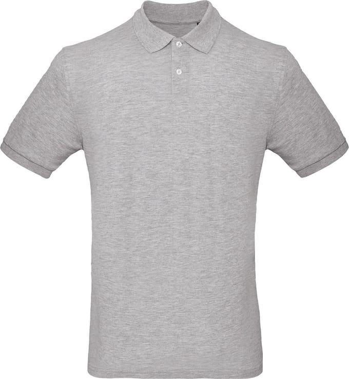 B&C Men's organic polo shirt CGPM430 - Heather Grey - S