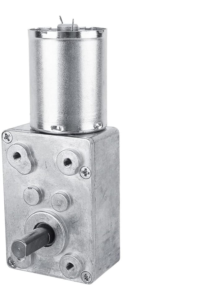 Reversible Worm Drive met Hoge Koppel DC Motor voor 12V Toepassingen - 5/6/20/40/62 RPM Opties