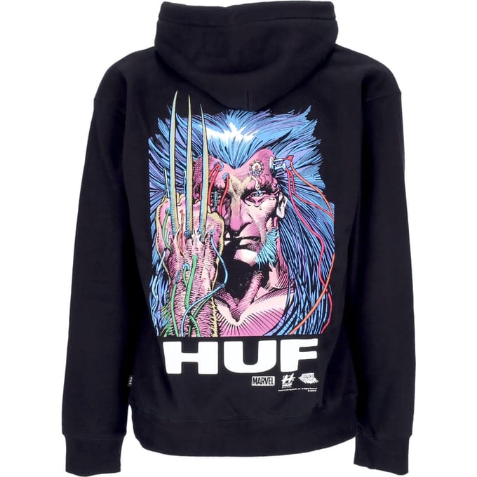 Weapon X Po Hoodie X Marvel zwarte herenhoodie