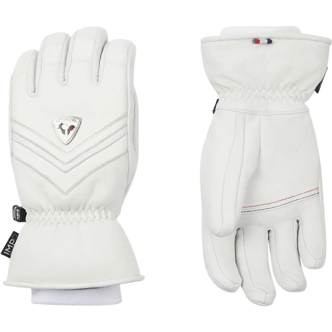 Vrouwenwaterdichte leren skihandschoenen Rossignol Select
