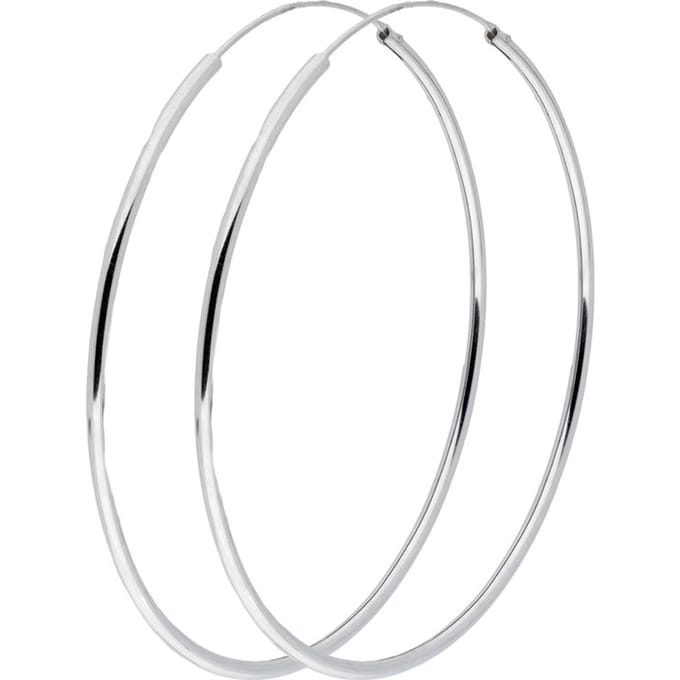 Silver Lining draadoorringen - zilver - Ø70 mm - ronde buis - 1.9 mm