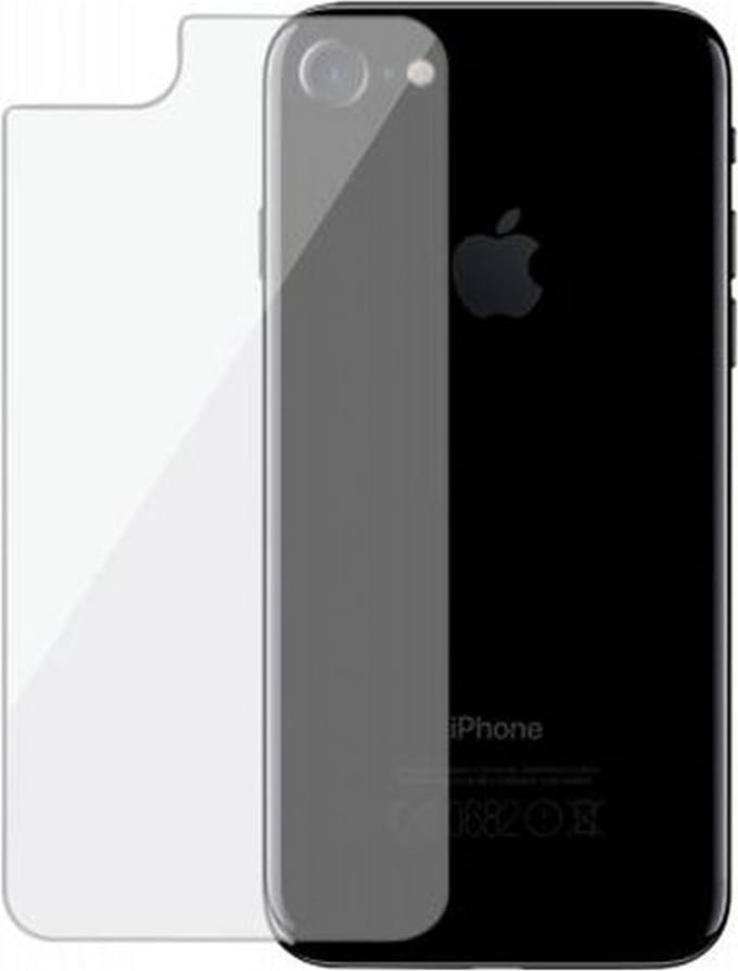 Bigben Connected, Screenprotector geschikt voor iPhone 8 (Achterzijde) - Tempered Glass 2.5D, Transparant
