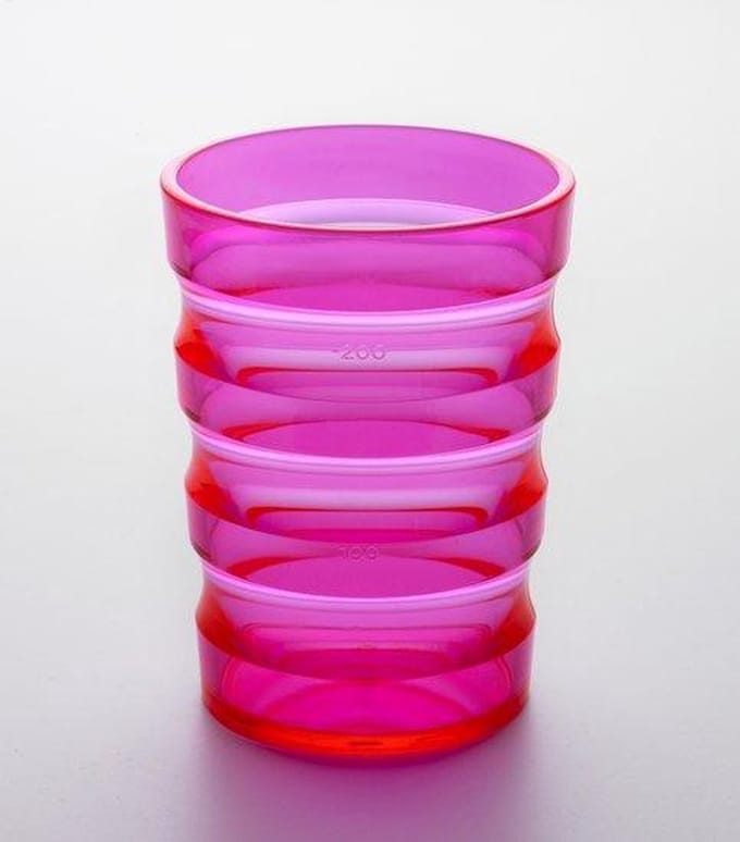 Comforthulpmiddelen Ribbelbeker Sure Grip - roze