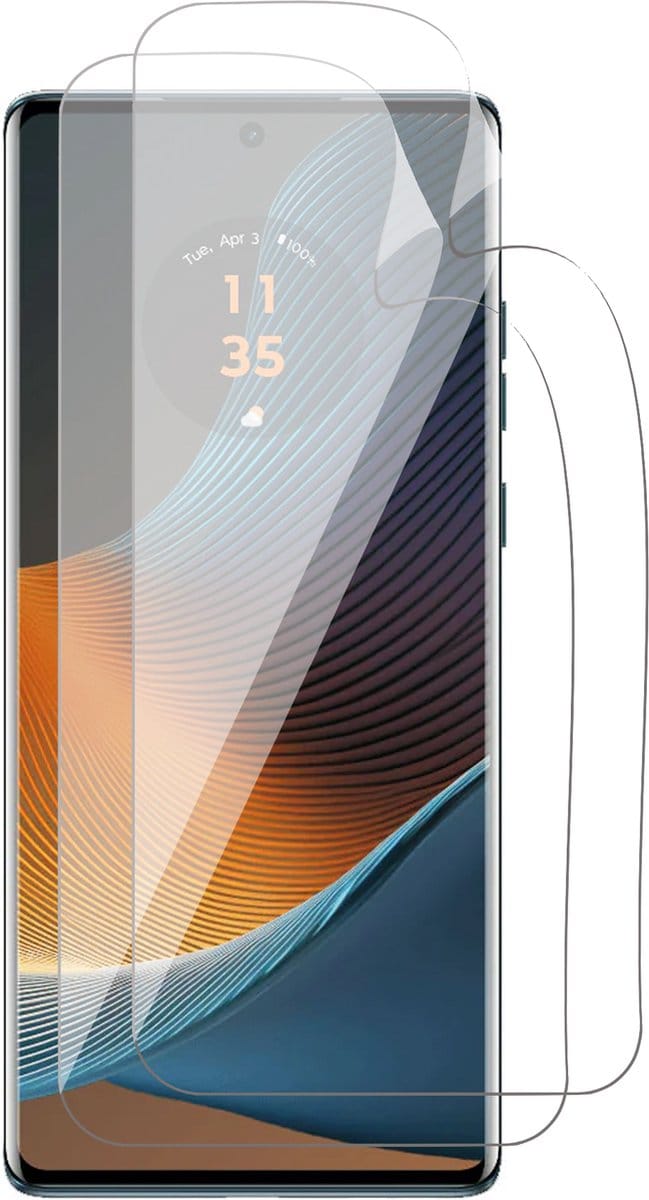 Screenprotector geschikt voor Motorola Edge 50 Fusion - 2x FlexGuard Screen Protector