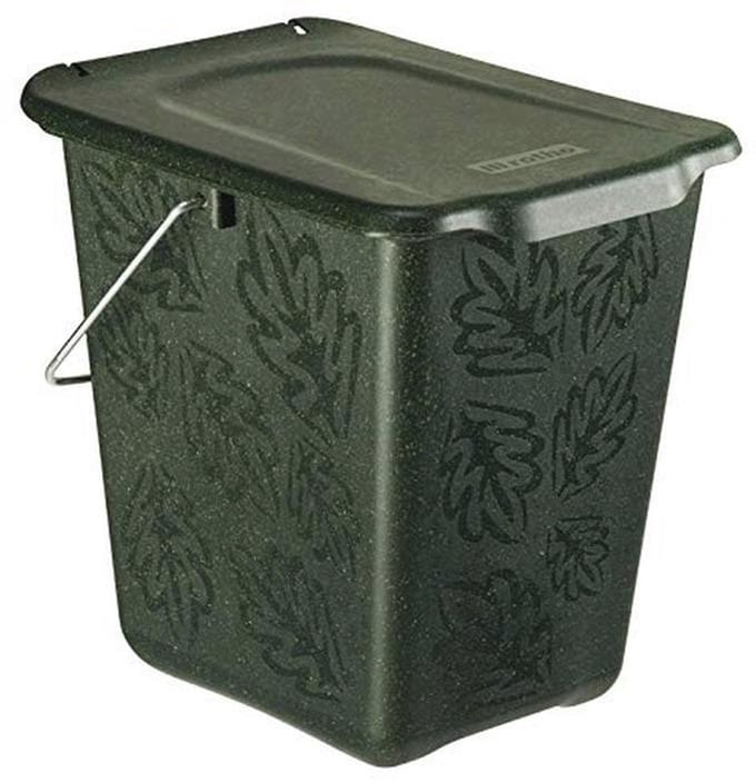 Compostbak met Deksel en Handvat - 7L Groen
