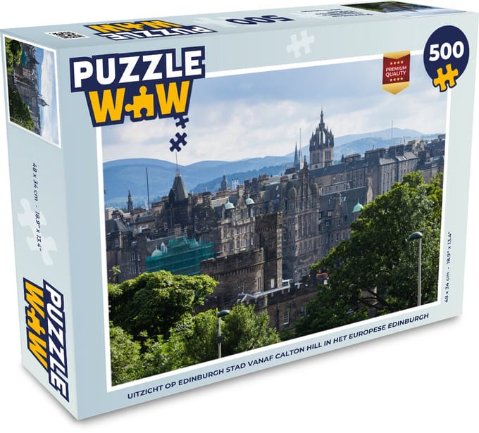 Puzzel Architectuur - Boom - Edinburgh - Legpuzzel - Puzzel 500 stukjes