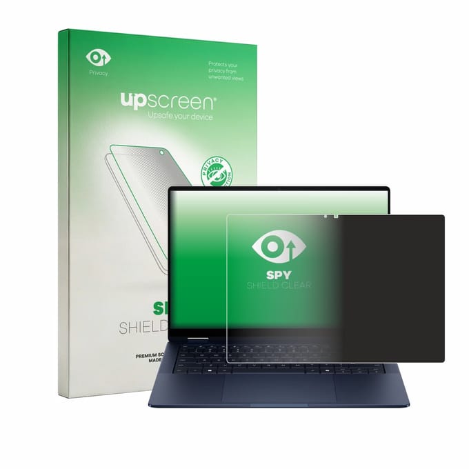 upscreen - privacy screenprotector voor HP EliteBook X Flip G2i 14" - Folie Beschermfolie Blauwlichtfilter