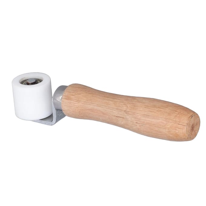 Naadroller Hittebestendig 2-weg Lager 28mm   1.1in Breedte Handheld Drukroller beige