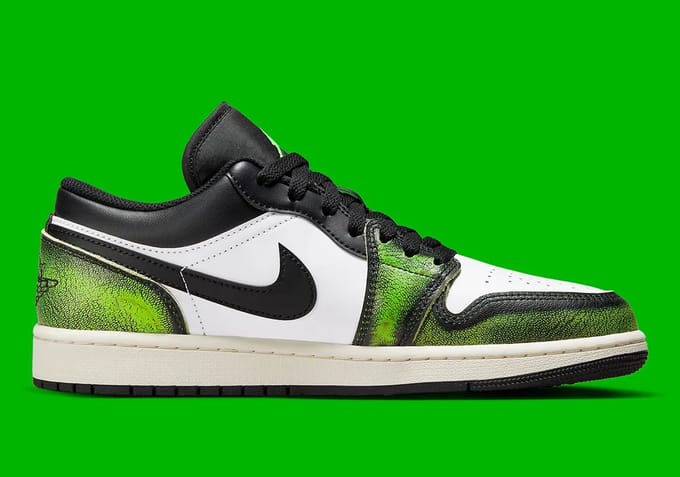 Sneakers Nike Air Jordan 1 Low Special Edition "Electric Green" - Maat 45.5