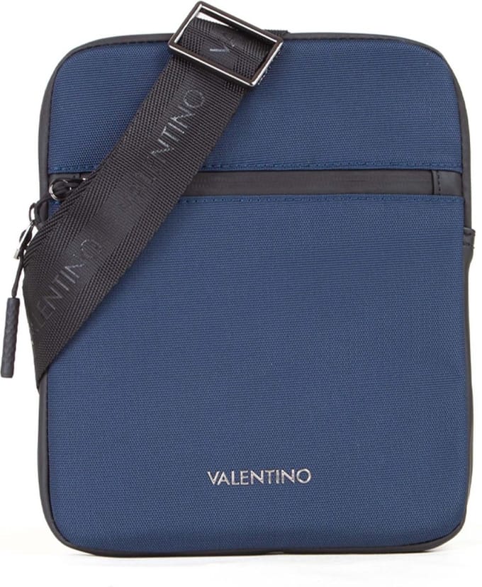 VALENTINO Schoudertas Tron Crossbody Bag Blu / Nero Blauw