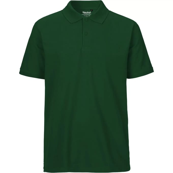 Men's Classic Polo met korte mouwen Bottle Green - S
