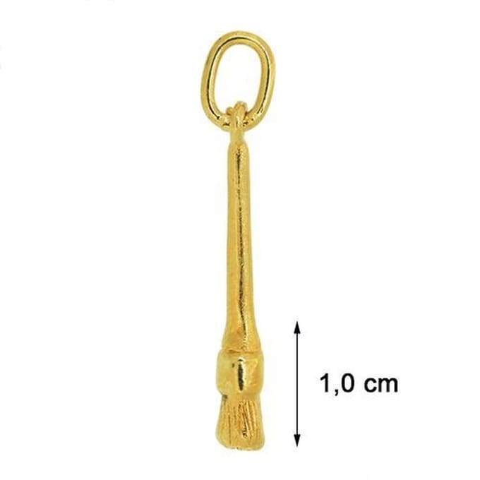Blinx Jewels Vergulden Hanger Borstel