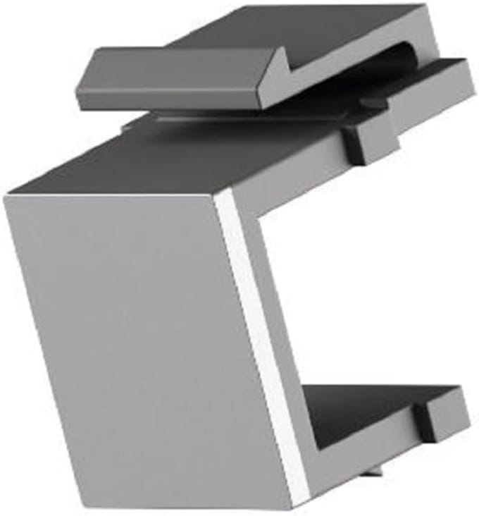 Keystone Module - Afsluitkap Module - Netwerk Installatie - Standaard Formaat - 10x10x3 cm - Wit