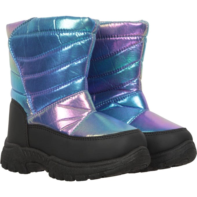 Mountain Warehouse Kinderen/Kinderen Caribou Adaptieve Sneeuwlaarzen (Iriserende)