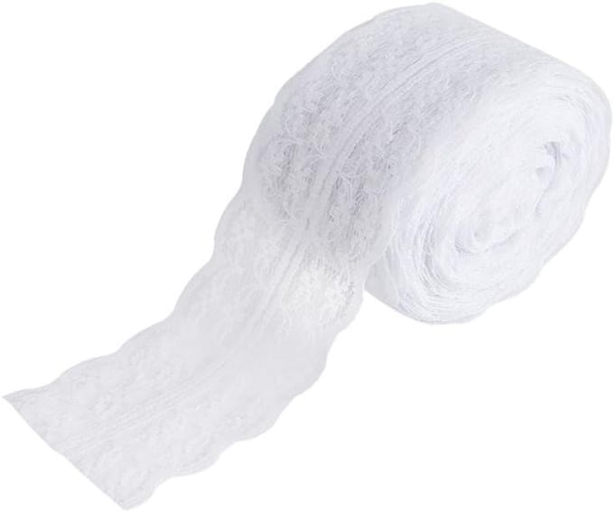 Dailygoods- Kantlint 10 meter - Decoratielint - Bruiloft - Verjaardag - Kerst - Lichtgewicht en knipbaar