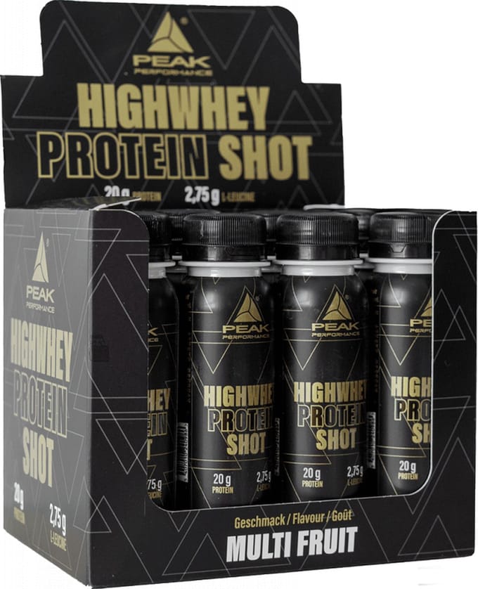 Peak HighWhey Protein Shot (12x100ml) Multi Fruit - Eiwitten - Wei-eiwit isolaat