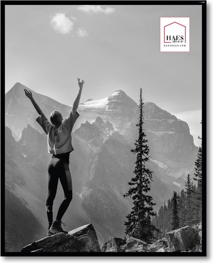 HAES DECO - Kunststof fotolijst 40x50 zwart Easy Frame - EF7B
