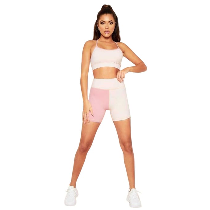Missy Empire Dames/Dames Kleurblok Sport Shorts (Roze)