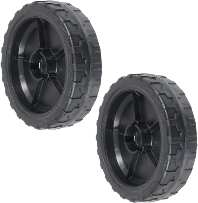 Voorwiel Grasmaaier - Reservewiel - Gazon Onderhoud - Set van 2 stuks - 165 mm Diameter