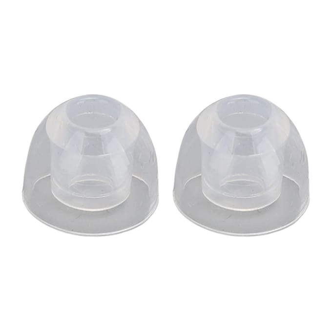 6 Pièces Embouts de Rechange pour Écouteurs à Trou Intérieur 4,5 mm Embouts d'Écouteurs en Silicone Souple Type 1 white
