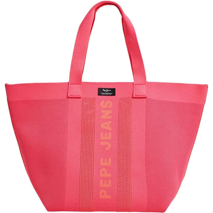 Pepe Jeans Knit Winslow Shopper Tas Roze