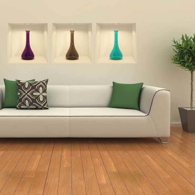 3D-effect vaassticker 40 x 120 cm