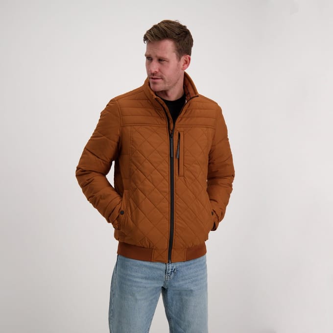 Cars Jeans PROCECK Poly Tabacco Heren Jas - Maat M