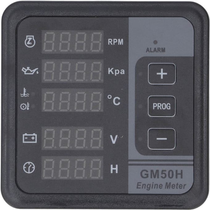 Diesel Generator Set Controller Digitale Genset Motor Meter met Montageonderdelen DC8‑36V GM50H