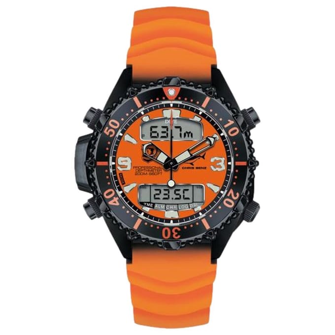 Chris Benz - CB-D200X-RS-KBO - Duikershorloge - Unisex - Quartz